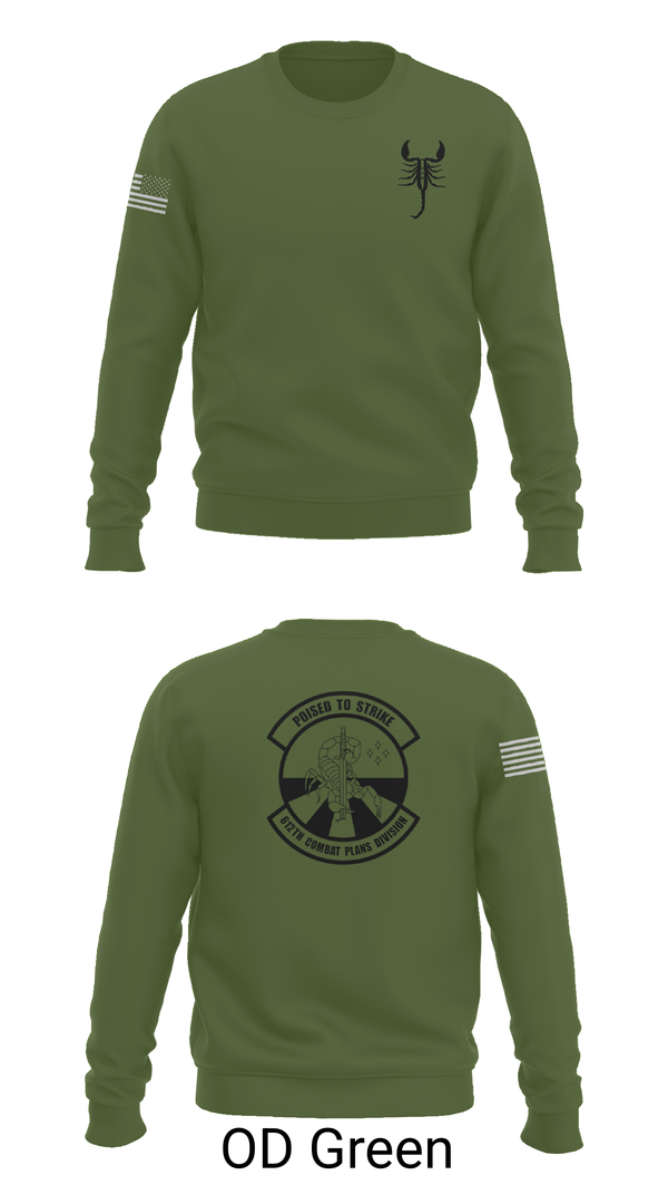 Crew Neck Sweatshirt, 612 Combat Plans Division, , Teamtime, Team time, sublimation, custom sports apparel, team uniforms, spirit wear, spiritwear, sports uniforms, custom shirts, team store, custom team store, fundraiser sports, apparel fundraiser