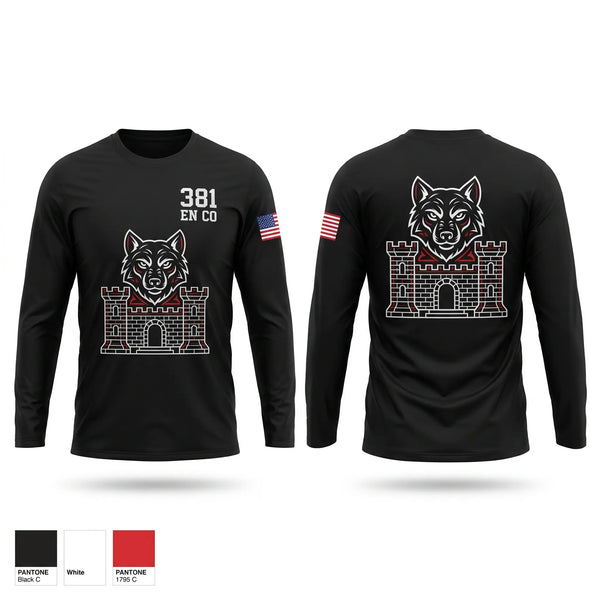 Long Sleeve Performance Shirt, 381 EN CO, Army, Teamtime, Team time, sublimation, custom sports apparel, team uniforms, spirit wear, spiritwear, sports uniforms, custom shirts, team store, custom team store, fundraiser sports, apparel fundraiser