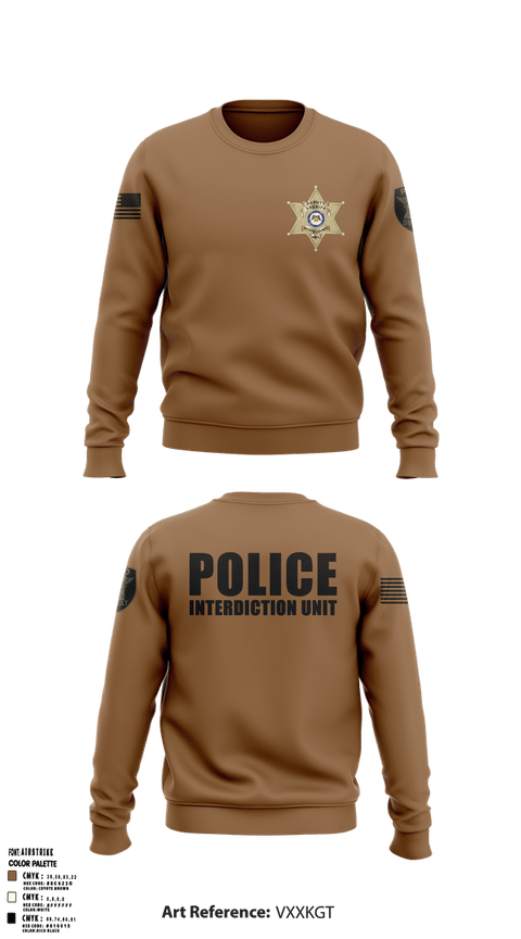 Crew Neck Sweatshirt, Panola County Sheriff’s Office, Police, Teamtime, Team time, sublimation, custom sports apparel, team uniforms, spirit wear, spiritwear, sports uniforms, custom shirts, team store, custom team store, fundraiser sports, apparel fundraiser