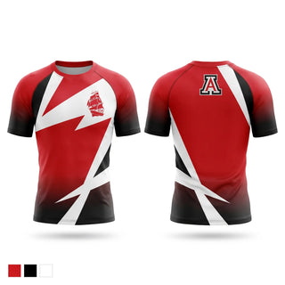 Short Sleeve Rash Guard Shirt, Amboy Clippers, Wrestling, Teamtime, Team time, sublimation, custom sports apparel, team uniforms, spirit wear, spiritwear, sports uniforms, custom shirts, team store, custom team store, fundraiser sports, apparel fundraiser
