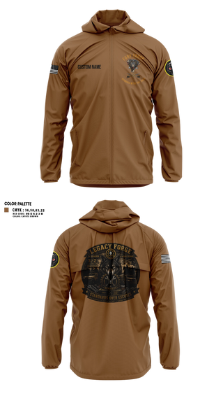 Windbreaker, Legacy 3/2 Fury Troop, Army, Teamtime, Team time, sublimation, custom sports apparel, team uniforms, spirit wear, spiritwear, sports uniforms, custom shirts, team store, custom team store, fundraiser sports, apparel fundraiser
