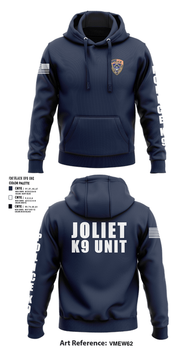 Joliet Police K-9 Unit 79217416 Hoodie - 15