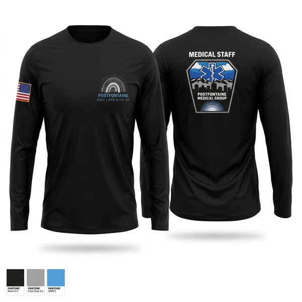 Long Sleeve Performance Shirt, PF Medical, EMS/EMT, Teamtime, Team time, sublimation, custom sports apparel, team uniforms, spirit wear, spiritwear, sports uniforms, custom shirts, team store, custom team store, fundraiser sports, apparel fundraiser