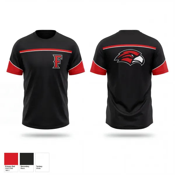 Old School Cotton Feel Shirt, Frontier, Wrestling, Teamtime, Team time, sublimation, custom sports apparel, team uniforms, spirit wear, spiritwear, sports uniforms, custom shirts, team store, custom team store, fundraiser sports, apparel fundraiser