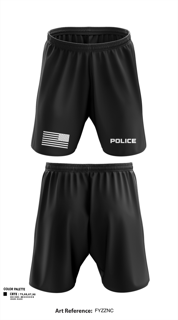 Athletic Shorts With Pockets, POLICE, Police, Teamtime, Team time, sublimation, custom sports apparel, team uniforms, spirit wear, spiritwear, sports uniforms, custom shirts, team store, custom team store, fundraiser sports, apparel fundraiser