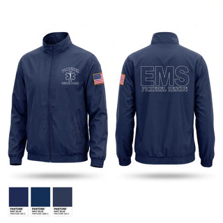 Windbreaker, PICKEREL RESCUE SQUAD, EMS/EMT, Teamtime, Team time, sublimation, custom sports apparel, team uniforms, spirit wear, spiritwear, sports uniforms, custom shirts, team store, custom team store, fundraiser sports, apparel fundraiser