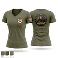Fugitive Apprehension Women's Short Sleeve V-neck Shirt - 1