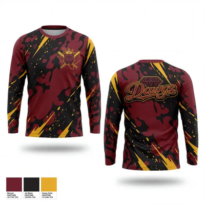 Texas Diamond Dogs 61340525 Long Sleeve Performance Shirt 1