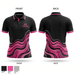 Short Sleeve Performance Polo, ES Intensity, Cheer, Teamtime, Team time, sublimation, custom sports apparel, team uniforms, spirit wear, spiritwear, sports uniforms, custom shirts, team store, custom team store, fundraiser sports, apparel fundraiser