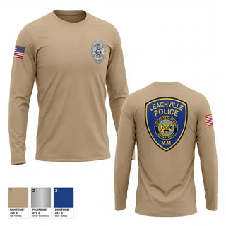 Long Sleeve Performance Shirt, Leachville Police Department, Police, Teamtime, Team time, sublimation, custom sports apparel, team uniforms, spirit wear, spiritwear, sports uniforms, custom shirts, team store, custom team store, fundraiser sports, apparel fundraiser