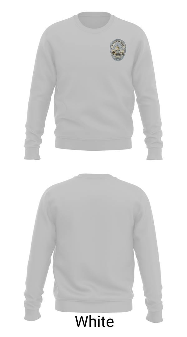 Crew Neck Sweatshirt, Conover PD, Police, Teamtime, Team time, sublimation, custom sports apparel, team uniforms, spirit wear, spiritwear, sports uniforms, custom shirts, team store, custom team store, fundraiser sports, apparel fundraiser