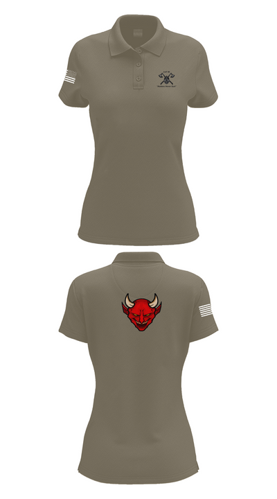 D Co 3-47 75831418 Women's Short Sleeve Performance Polo  - 75
