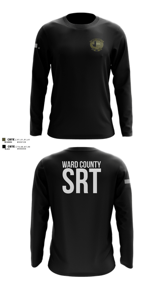 Long Sleeve Performance Shirt, WARD COUNTY SRT, Police, Teamtime, Team time, sublimation, custom sports apparel, team uniforms, spirit wear, spiritwear, sports uniforms, custom shirts, team store, custom team store, fundraiser sports, apparel fundraiser