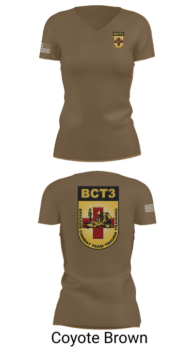 BCT3 20185528 Women's Short Sleeve V-neck Shirt - 8