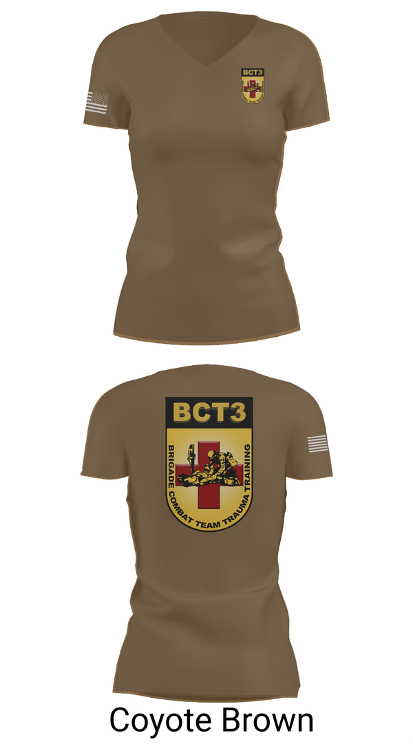 Womens Short Sleeve Vneck Shirt, BCT3, Army, Teamtime, Team time, sublimation, custom sports apparel, team uniforms, spirit wear, spiritwear, sports uniforms, custom shirts, team store, custom team store, fundraiser sports, apparel fundraiser