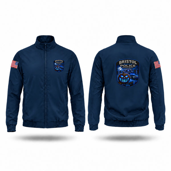Windbreaker, Bristol TN Police Department, Police, Teamtime, Team time, sublimation, custom sports apparel, team uniforms, spirit wear, spiritwear, sports uniforms, custom shirts, team store, custom team store, fundraiser sports, apparel fundraiser