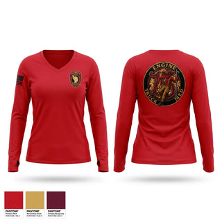 Womens Long Sleeve Vneck Shirt, Full House, Fire Department, Teamtime, Team time, sublimation, custom sports apparel, team uniforms, spirit wear, spiritwear, sports uniforms, custom shirts, team store, custom team store, fundraiser sports, apparel fundraiser