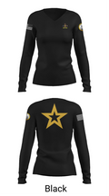 University of Toledo Army Marksmanship Unit 95742667 Women's Long Sleeve V-neck Shirt - 37