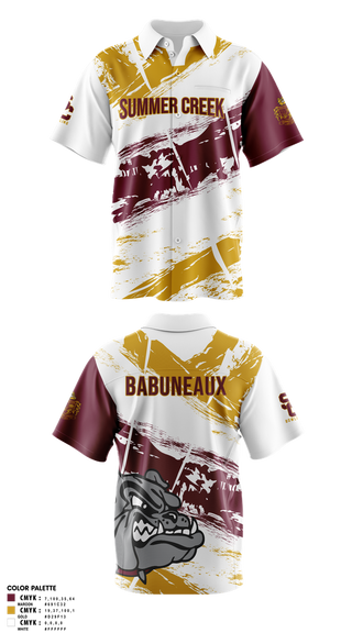 Short Sleeve Bowling Jersey, Summer Creek High School Bowling, Bowling, Teamtime, Team time, sublimation, custom sports apparel, team uniforms, spirit wear, spiritwear, sports uniforms, custom shirts, team store, custom team store, fundraiser sports, apparel fundraiser