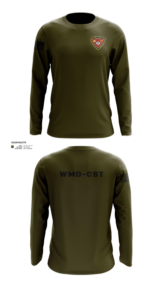 Long Sleeve Performance Shirt, 2nd WMD CST, Army, Teamtime, Team time, sublimation, custom sports apparel, team uniforms, spirit wear, spiritwear, sports uniforms, custom shirts, team store, custom team store, fundraiser sports, apparel fundraiser