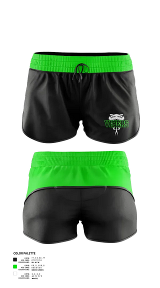 Womens Shorts, Vipers, Softball, Teamtime, Team time, sublimation, custom sports apparel, team uniforms, spirit wear, spiritwear, sports uniforms, custom shirts, team store, custom team store, fundraiser sports, apparel fundraiser