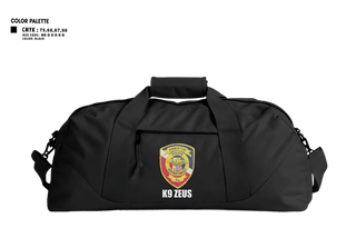 Duffle Bag, Anniston Police Department, Police, Teamtime, Team time, sublimation, custom sports apparel, team uniforms, spirit wear, spiritwear, sports uniforms, custom shirts, team store, custom team store, fundraiser sports, apparel fundraiser