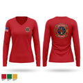 North McCreary Fire & Rescue Women's Long Sleeve V-neck Shirt - 1