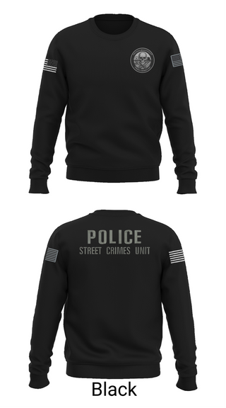 Crew Neck Sweatshirt, STREET CRIMES, , Teamtime, Team time, sublimation, custom sports apparel, team uniforms, spirit wear, spiritwear, sports uniforms, custom shirts, team store, custom team store, fundraiser sports, apparel fundraiser