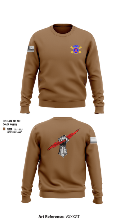 10mtn FIST 76072588 Crew Neck Sweatshirt - 102