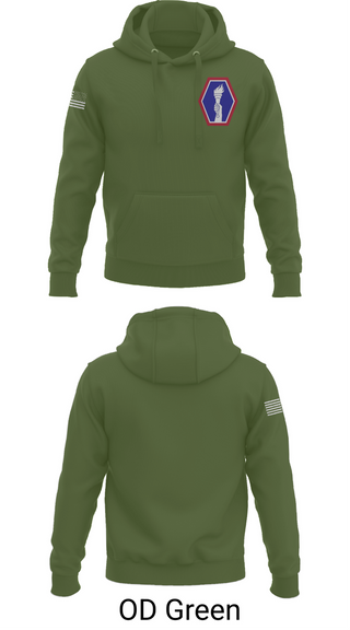 Hoodie, 100 Battalion 442 Infantry, Army, Teamtime, Team time, sublimation, custom sports apparel, team uniforms, spirit wear, spiritwear, sports uniforms, custom shirts, team store, custom team store, fundraiser sports, apparel fundraiser