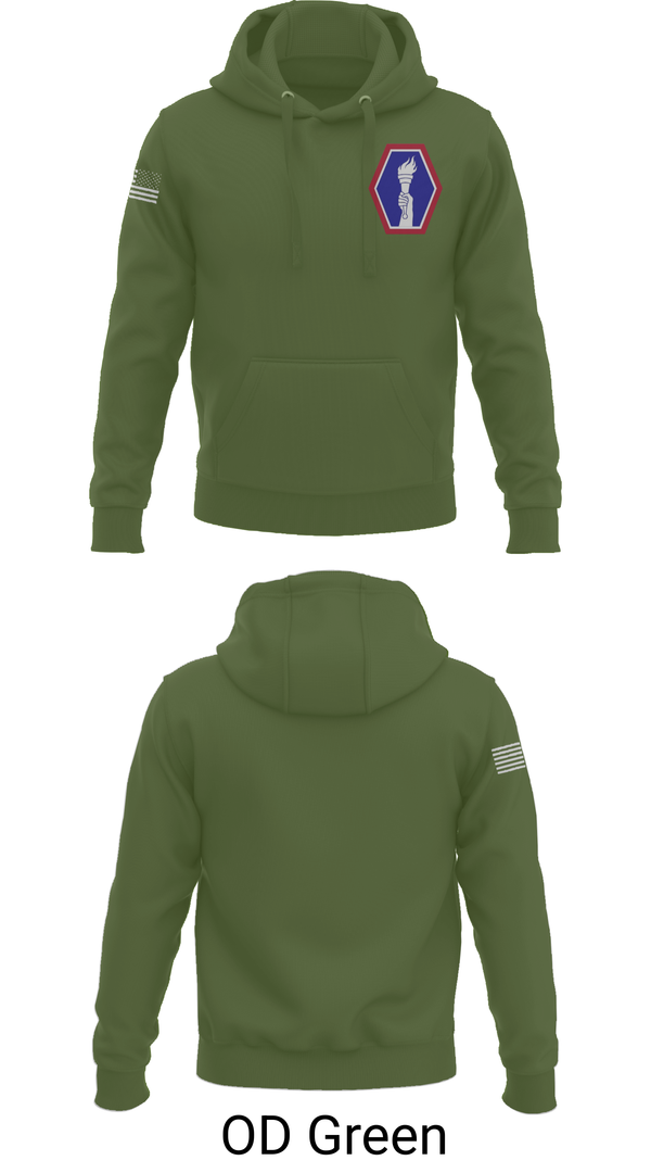 Hoodie, 100 Battalion 442 Infantry, Army, Teamtime, Team time, sublimation, custom sports apparel, team uniforms, spirit wear, spiritwear, sports uniforms, custom shirts, team store, custom team store, fundraiser sports, apparel fundraiser