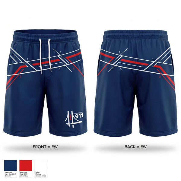 Athletic Shorts With Pockets, Lawrence County 911, Police, Teamtime, Team time, sublimation, custom sports apparel, team uniforms, spirit wear, spiritwear, sports uniforms, custom shirts, team store, custom team store, fundraiser sports, apparel fundraiser