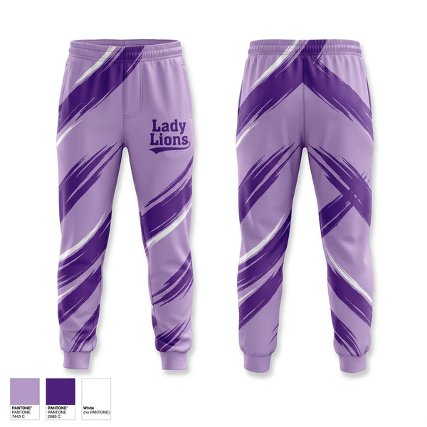 Sweatpants, Lady Lions, Softball, Teamtime, Team time, sublimation, custom sports apparel, team uniforms, spirit wear, spiritwear, sports uniforms, custom shirts, team store, custom team store, fundraiser sports, apparel fundraiser
