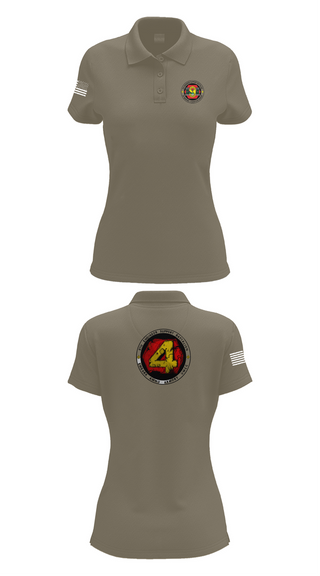 Womens Short Sleeve Performance Polo, 9th Engineer Support Battalion, Marines, Teamtime, Team time, sublimation, custom sports apparel, team uniforms, spirit wear, spiritwear, sports uniforms, custom shirts, team store, custom team store, fundraiser sports, apparel fundraiser