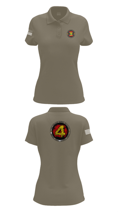 9th Engineer Support Battalion 95542880 Women's Short Sleeve Performance Polo  - 75