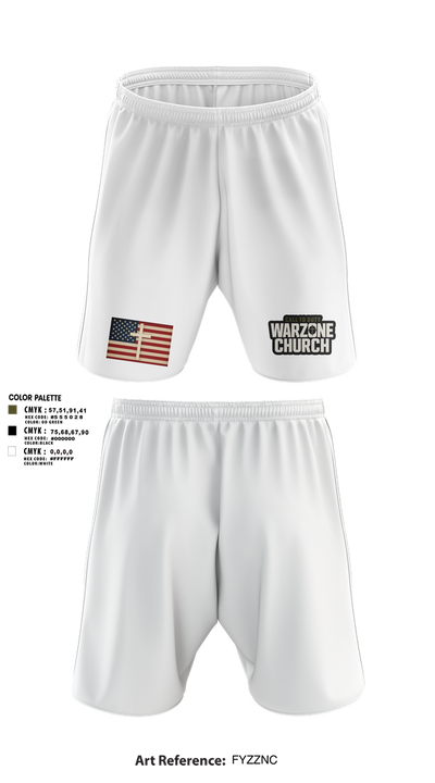 Warzone Church 33151394 Athletic Shorts With Pockets - 2