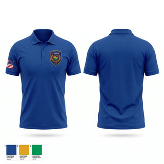 Short Sleeve Performance Polo, FOREST PARK POLICE, Police, Teamtime, Team time, sublimation, custom sports apparel, team uniforms, spirit wear, spiritwear, sports uniforms, custom shirts, team store, custom team store, fundraiser sports, apparel fundraiser