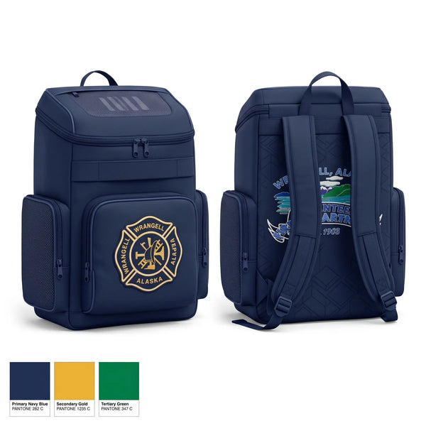 Gear Bag, Wrangell Volunteer Fire Department, Fire Department, Teamtime, Team time, sublimation, custom sports apparel, team uniforms, spirit wear, spiritwear, sports uniforms, custom shirts, team store, custom team store, fundraiser sports, apparel fundraiser