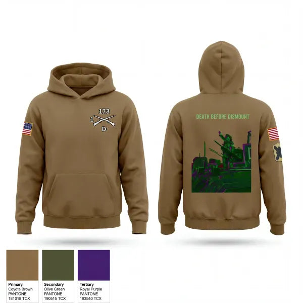 Hoodie, 1-173 IN Dco, National Guard, Teamtime, Team time, sublimation, custom sports apparel, team uniforms, spirit wear, spiritwear, sports uniforms, custom shirts, team store, custom team store, fundraiser sports, apparel fundraiser