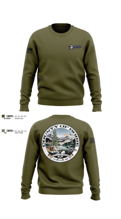Boise County Sheriffs 675554 Crew Neck Sweatshirt - 2