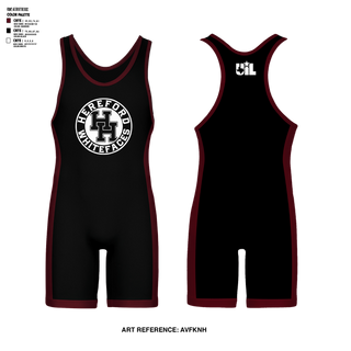 Wrestling Singlet, Hereford Whitefaces, Wrestling, Teamtime, Team time, sublimation, custom sports apparel, team uniforms, spirit wear, spiritwear, sports uniforms, custom shirts, team store, custom team store, fundraiser sports, apparel fundraiser