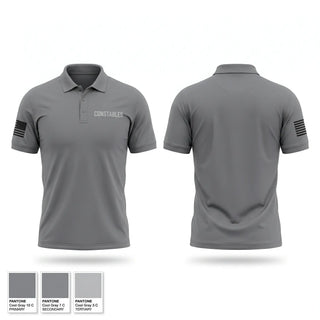 Short Sleeve Performance Polo, CONSTABLES, Police, Teamtime, Team time, sublimation, custom sports apparel, team uniforms, spirit wear, spiritwear, sports uniforms, custom shirts, team store, custom team store, fundraiser sports, apparel fundraiser