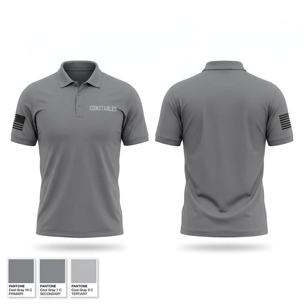 Short Sleeve Performance Polo, CONSTABLES, Police, Teamtime, Team time, sublimation, custom sports apparel, team uniforms, spirit wear, spiritwear, sports uniforms, custom shirts, team store, custom team store, fundraiser sports, apparel fundraiser