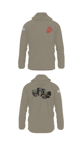 Windbreaker, H&S Battalion HQ CO Station Motor T, , Teamtime, Team time, sublimation, custom sports apparel, team uniforms, spirit wear, spiritwear, sports uniforms, custom shirts, team store, custom team store, fundraiser sports, apparel fundraiser