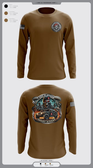 Long Sleeve Performance Shirt, Ghost Riders, , Teamtime, Team time, sublimation, custom sports apparel, team uniforms, spirit wear, spiritwear, sports uniforms, custom shirts, team store, custom team store, fundraiser sports, apparel fundraiser