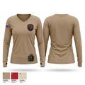 Salem Fire Women's Long Sleeve V-neck Shirt - 1