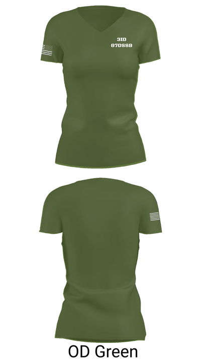 3ID 87DSSB 20116395 Women's Short Sleeve V-neck Shirt - 48