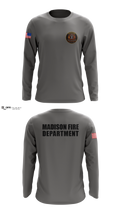 Madison Fire Department Long Sleeve Performance Shirt - 9