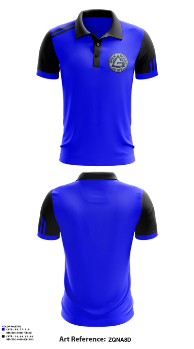 Open Guard BJJ 13780939 Short Sleeve Performance Polo - 1