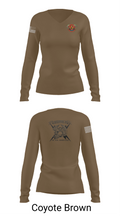 HQBN 89594043 Women's Long Sleeve V-neck Shirt - 17